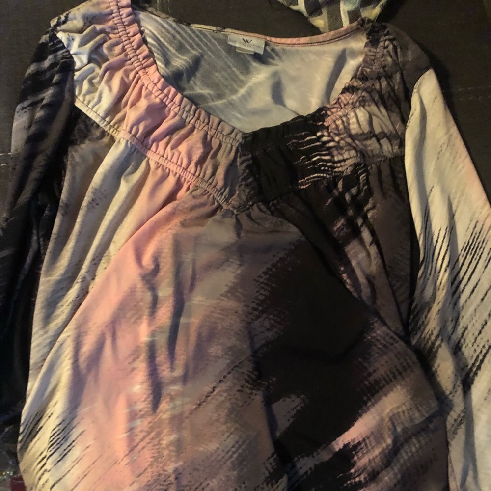 Multi colored dress top